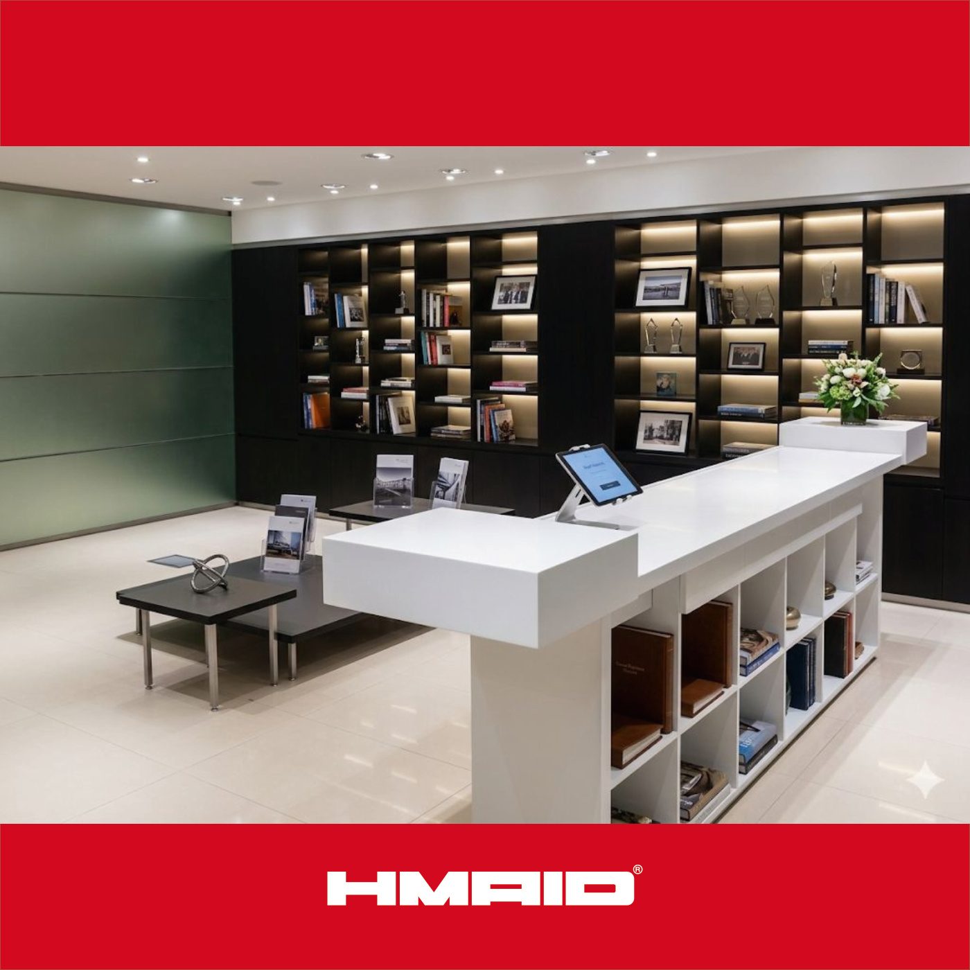Reception and commercial environment